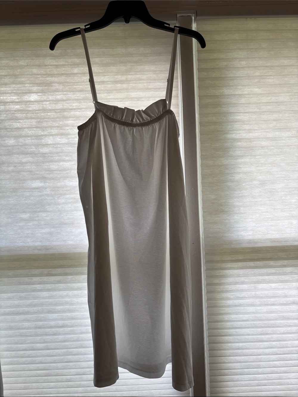 Women’s Cream Slip Dress - Lightweight Nightwear